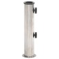 vidaXL Base de sombrilla para mástil Ø38/48 mm acero inoxidable plata vidaXL Base de sombrilla para mástil Ø38/48 mm acero inoxidable plata