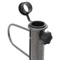 vidaXL Soportes de sombrilla con púas 2 uds acero galvanizado 19x42 cm