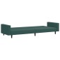 vidaXL Juego de sofás 2 piezas terciopelo verde oscuro vidaXL Juego de sofás 2 piezas terciopelo verde oscuro