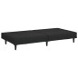 vidaXL Juego de sofás 2 piezas terciopelo negro vidaXL Juego de sofás 2 piezas terciopelo negro
