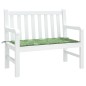 vidaXL Cojín banco de jardín tela Oxford estampado hojas 120x50x3 cm vidaXL Cojín banco de jardín tela Oxford estampado hojas 120x50x3 cm