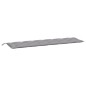 vidaXL Cojín de banco de jardín tela Oxford gris 200x50x7 cm vidaXL Cojín de banco de jardín tela Oxford gris 200x50x7 cm