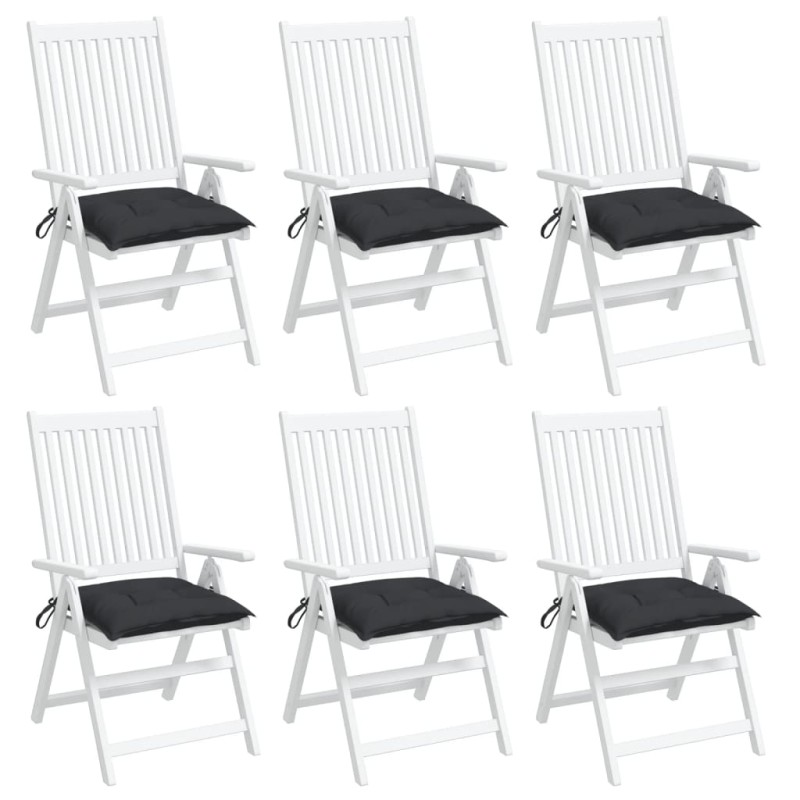 vidaXL Cojines de palets de jardín 6 uds tela Oxford negro 50x50x7 cm vidaXL Cojines de palets de jardín 6 uds tela Oxford negro 50x50x7 cm