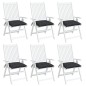 vidaXL Cojines de palets de jardín 6 uds tela Oxford negro 50x50x7 cm vidaXL Cojines de palets de jardín 6 uds tela Oxford negro 50x50x7 cm