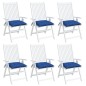 vidaXL Cojines de palets de jardín 6 uds tela Oxford azul 50x50x7 cm vidaXL Cojines de palets de jardín 6 uds tela Oxford azul 50x50x7 cm