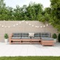 vidaXL Juego de muebles jardín 5 pzas y cojines madera abeto Douglas vidaXL Juego de muebles jardín 5 pzas y cojines madera abeto Douglas
