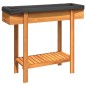 vidaXL Jardinera arriate madera maciza de acacia 90x30x75 cm vidaXL Jardinera arriate madera maciza de acacia 90x30x75 cm