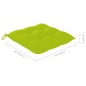 vidaXL Sillas comedor de jardín y cojines 6 uds madera maciza acacia 