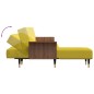 vidaXL Sofá cama en forma de L terciopelo amarillo 279x140x70 cm vidaXL Sofá cama en forma de L terciopelo amarillo 279x140x70 cm