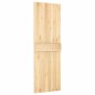 vidaXL Puerta corredera con herrajes madera maciza de pino 70x210 cm vidaXL Puerta corredera con herrajes madera maciza de pino 70x210 cm