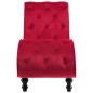 vidaXL Diván de terciopelo rojo vidaXL Diván de terciopelo rojo