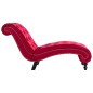 vidaXL Diván de terciopelo rojo vidaXL Diván de terciopelo rojo