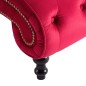 vidaXL Diván de terciopelo rojo vidaXL Diván de terciopelo rojo
