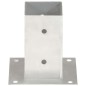vidaXL Anclajes para postes 4 unidades metal galvanizado 81 mm vidaXL Anclajes para postes 4 unidades metal galvanizado 81 mm