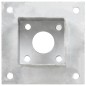 vidaXL Anclajes para postes 4 unidades metal galvanizado 81 mm vidaXL Anclajes para postes 4 unidades metal galvanizado 81 mm