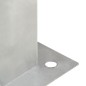 vidaXL Anclajes para postes 4 unidades metal galvanizado 81 mm vidaXL Anclajes para postes 4 unidades metal galvanizado 81 mm