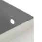 vidaXL Anclajes para postes 4 unidades metal galvanizado 81 mm vidaXL Anclajes para postes 4 unidades metal galvanizado 81 mm