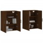 vidaXL Armarios de pared 2 unidades marrón roble 69,5x34x90 cm vidaXL Armarios de pared 2 unidades marrón roble 69,5x34x90 cm