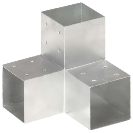 vidaXL Conector de postes en forma de Y metal galvanizado 101x101 mm
