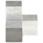 vidaXL Conector de postes en forma de Y metal galvanizado 101x101 mm vidaXL Conector de postes en forma de Y metal galvanizado 101x101 mm