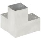 vidaXL Conector de postes en forma de Y metal galvanizado 101x101 mm vidaXL Conector de postes en forma de Y metal galvanizado 101x101 mm