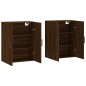 vidaXL Armarios de pared 2 unidades marrón roble 69,5x34x90 cm vidaXL Armarios de pared 2 unidades marrón roble 69,5x34x90 cm