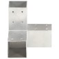 vidaXL Conectores de postes en forma de Y metal galvanizado 71x71 mm vidaXL Conectores de postes en forma de Y metal galvanizado 71x71 mm