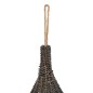 vidaXL Casa para gatos con cojín forma tipi sauce natural gris 40x60cm
