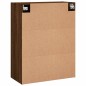 vidaXL Armarios de pared 2 unidades marrón roble 69,5x34x90 cm vidaXL Armarios de pared 2 unidades marrón roble 69,5x34x90 cm