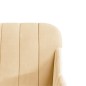 vidaXL Sillón de terciopelo color crema 63x76x80 cm vidaXL Sillón de terciopelo color crema 63x76x80 cm