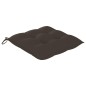 vidaXL Sillas de jardín 2 unidades madera maciza de teca con cojines vidaXL Sillas de jardín 2 unidades madera maciza de teca con cojines