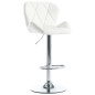 vidaXL Taburetes de cocina 2 unidades cuero sintético blanco vidaXL Taburetes de cocina 2 unidades cuero sintético blanco