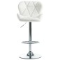 vidaXL Taburetes de cocina 2 unidades cuero sintético blanco vidaXL Taburetes de cocina 2 unidades cuero sintético blanco