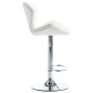 vidaXL Taburetes de cocina 2 unidades cuero sintético blanco vidaXL Taburetes de cocina 2 unidades cuero sintético blanco