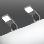 vidaXL Lámparas de espejo 2 W luz blanca fría 2 unidades vidaXL Lámparas de espejo 2 W luz blanca fría 2 unidades