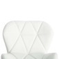 vidaXL Taburetes de cocina 2 unidades cuero sintético blanco vidaXL Taburetes de cocina 2 unidades cuero sintético blanco