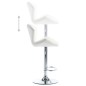 vidaXL Taburetes de cocina 2 unidades cuero sintético blanco vidaXL Taburetes de cocina 2 unidades cuero sintético blanco