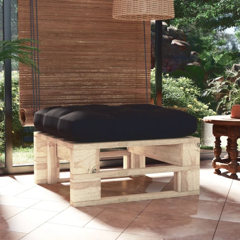 vidaXL Otomana de jardín de palets madera de pino impregnada vidaXL Otomana de jardín de palets madera de pino impregnada