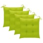 vidaXL Sillas comedor de jardín y cojines 4 uds madera maciza acacia vidaXL Sillas comedor de jardín y cojines 4 uds madera maciza acacia