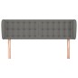 vidaXL Cabecero de tela gris oscuro 147x23x78/88 cm vidaXL Cabecero de tela gris oscuro 147x23x78/88 cm