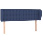 vidaXL Cabecero de tela azul 147x23x78/88 cm vidaXL Cabecero de tela azul 147x23x78/88 cm