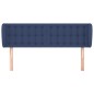 vidaXL Cabecero de tela azul 147x23x78/88 cm vidaXL Cabecero de tela azul 147x23x78/88 cm