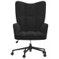 vidaXL Silla de relajación de terciopelo negro vidaXL Silla de relajación de terciopelo negro