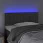 vidaXL Cabecero con LED de terciopelo gris oscuro 90x5x78/88 cm vidaXL Cabecero con LED de terciopelo gris oscuro 90x5x78/88 cm