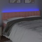 vidaXL Cabecero con LED de terciopelo rosa 200x5x78/88 cm vidaXL Cabecero con LED de terciopelo rosa 200x5x78/88 cm