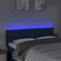 vidaXL Cabecero con LED de tela azul 144x5x78/88 cm vidaXL Cabecero con LED de tela azul 144x5x78/88 cm