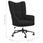 vidaXL Silla de relajación de terciopelo negro vidaXL Silla de relajación de terciopelo negro