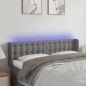 vidaXL Cabecero con LED de tela gris oscuro 147x16x78/88 cm vidaXL Cabecero con LED de tela gris oscuro 147x16x78/88 cm
