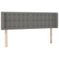 vidaXL Cabecero con LED de tela gris oscuro 147x16x78/88 cm vidaXL Cabecero con LED de tela gris oscuro 147x16x78/88 cm