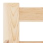 vidaXL Estructura de cama de madera maciza de pino 90x200 cm